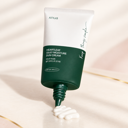 ANUA Heartleaf Silky Moisture Sun Cream SPF 50+ PA++++ 50ml