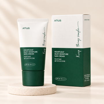 ANUA Heartleaf Silky Moisture Sun Cream SPF 50+ PA++++ 50ml