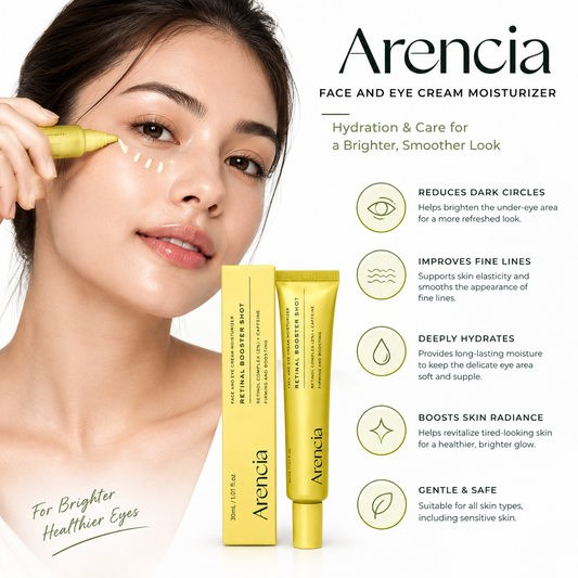 ARENCIA Retinal Booster Shot Face & Eye Cream Moisturizer 30ml