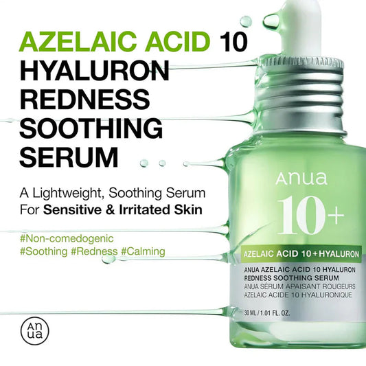 Anua Azelaic Acid 10 Hyaluron Redness Soothing Serum — 30 ml