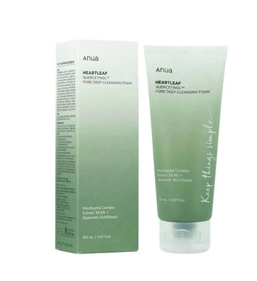 Anua Heartleaf Quercetinol Pore Deep Foam Cleanser