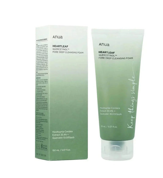 Anua Heartleaf Quercetinol Pore Deep Foam Cleanser