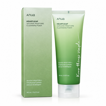 Anua Heartleaf Succinic Moisture Cleansing Foam – 150ml