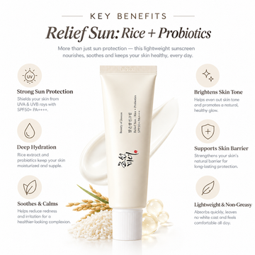 Beauty of Joseon Relief Sun: Rice + Probiotics SPF50+ PA++++