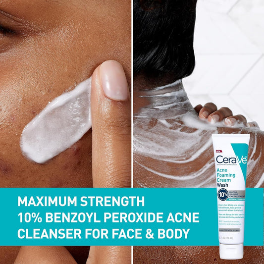 CeraVe Acne Foaming Cream Cleanser – 150ml