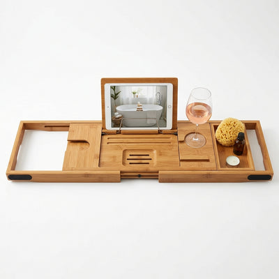 Bamboo Bath Caddy Tray